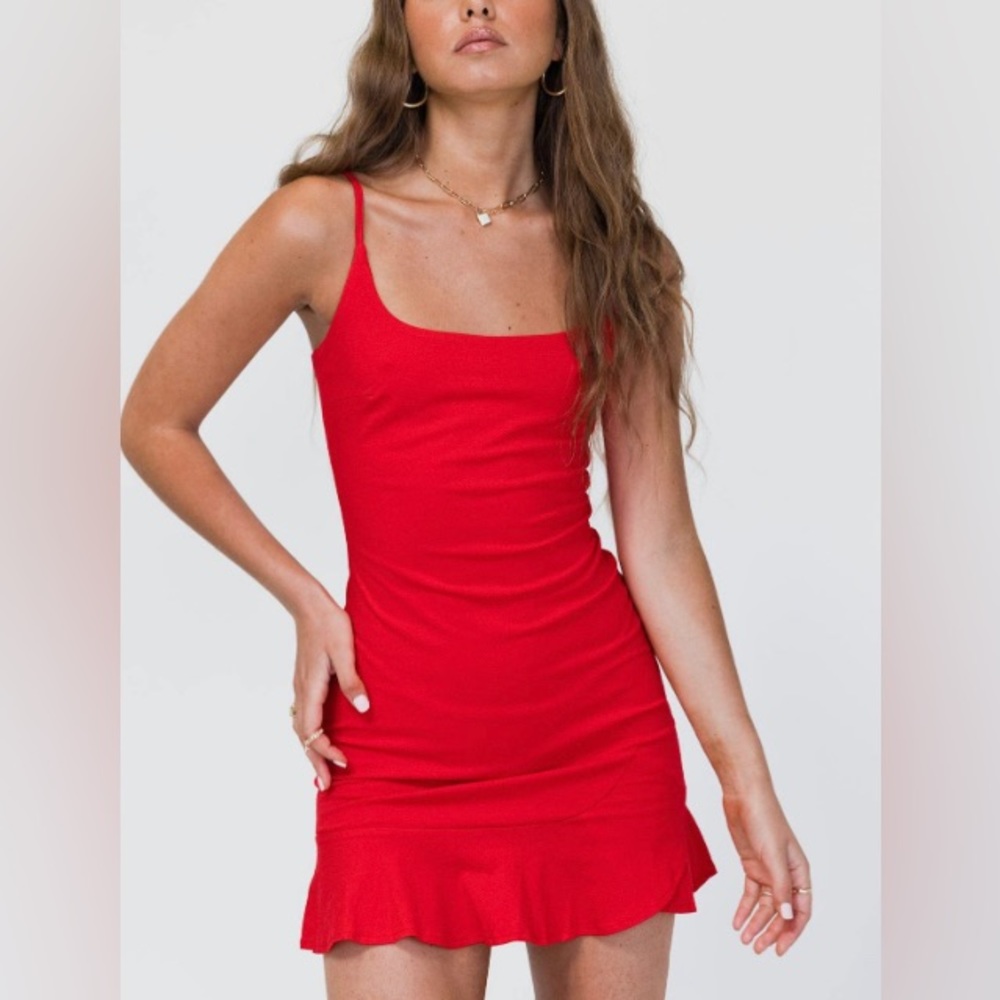 Princess Polly Red Mini Dress- brand new